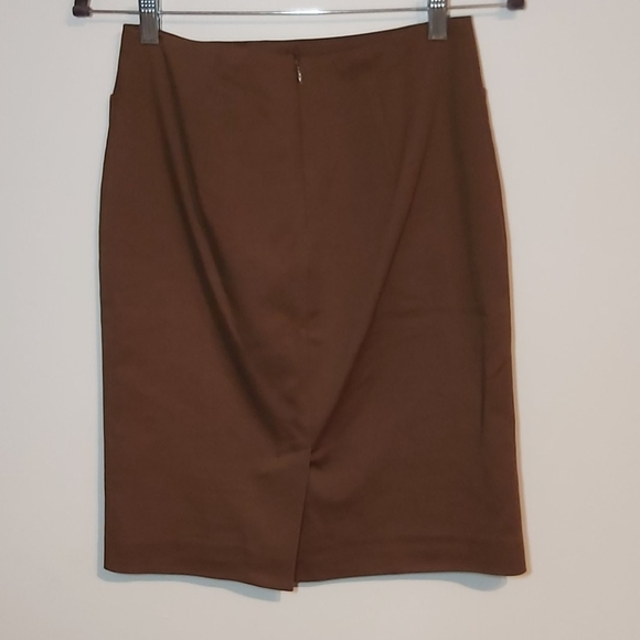 Club monaco high waist pencil skirt leather pocket - Picture 4 of 5